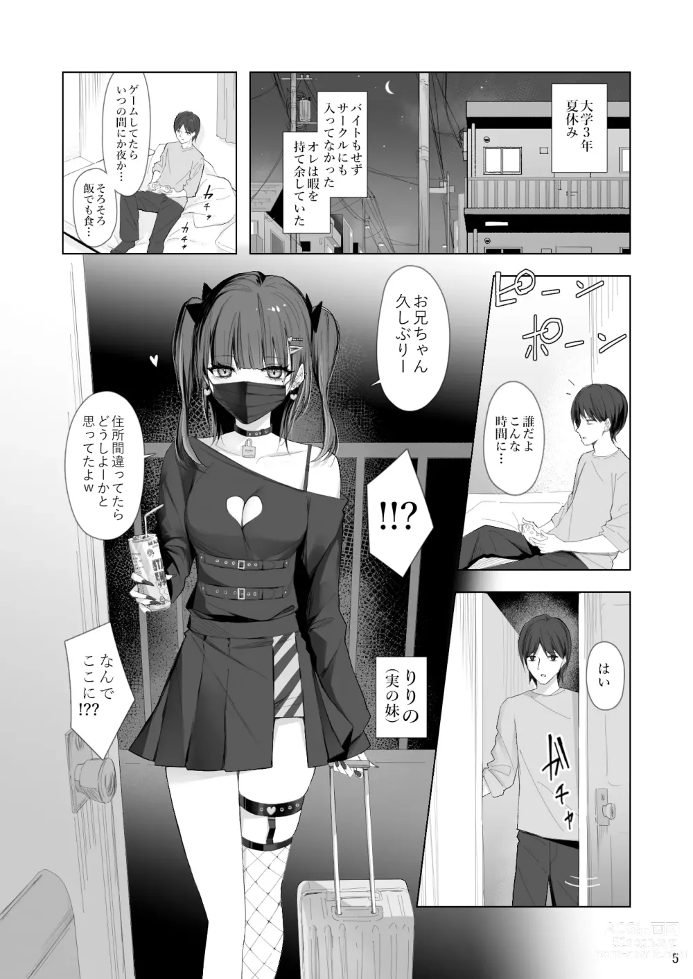 Page 4 of doujinshi Namaiki Joshi Ririno-chan