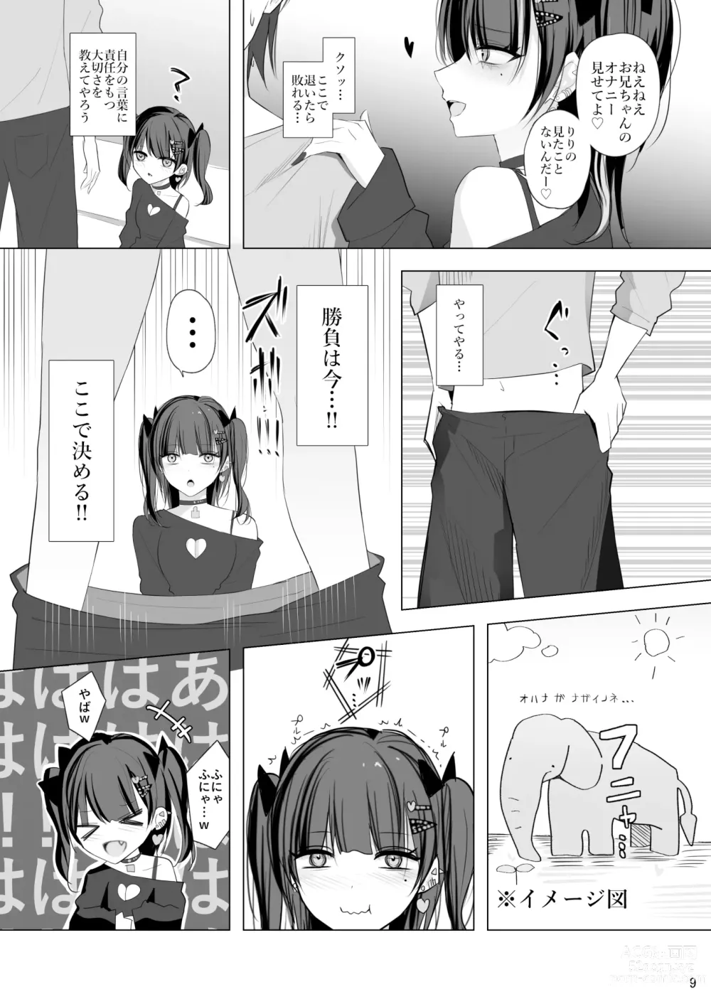 Page 8 of doujinshi Namaiki Joshi Ririno-chan