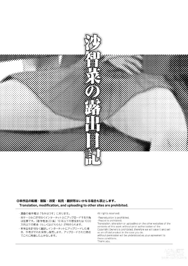 Page 2 of doujinshi Sachina no Roshutsu Nikki 4