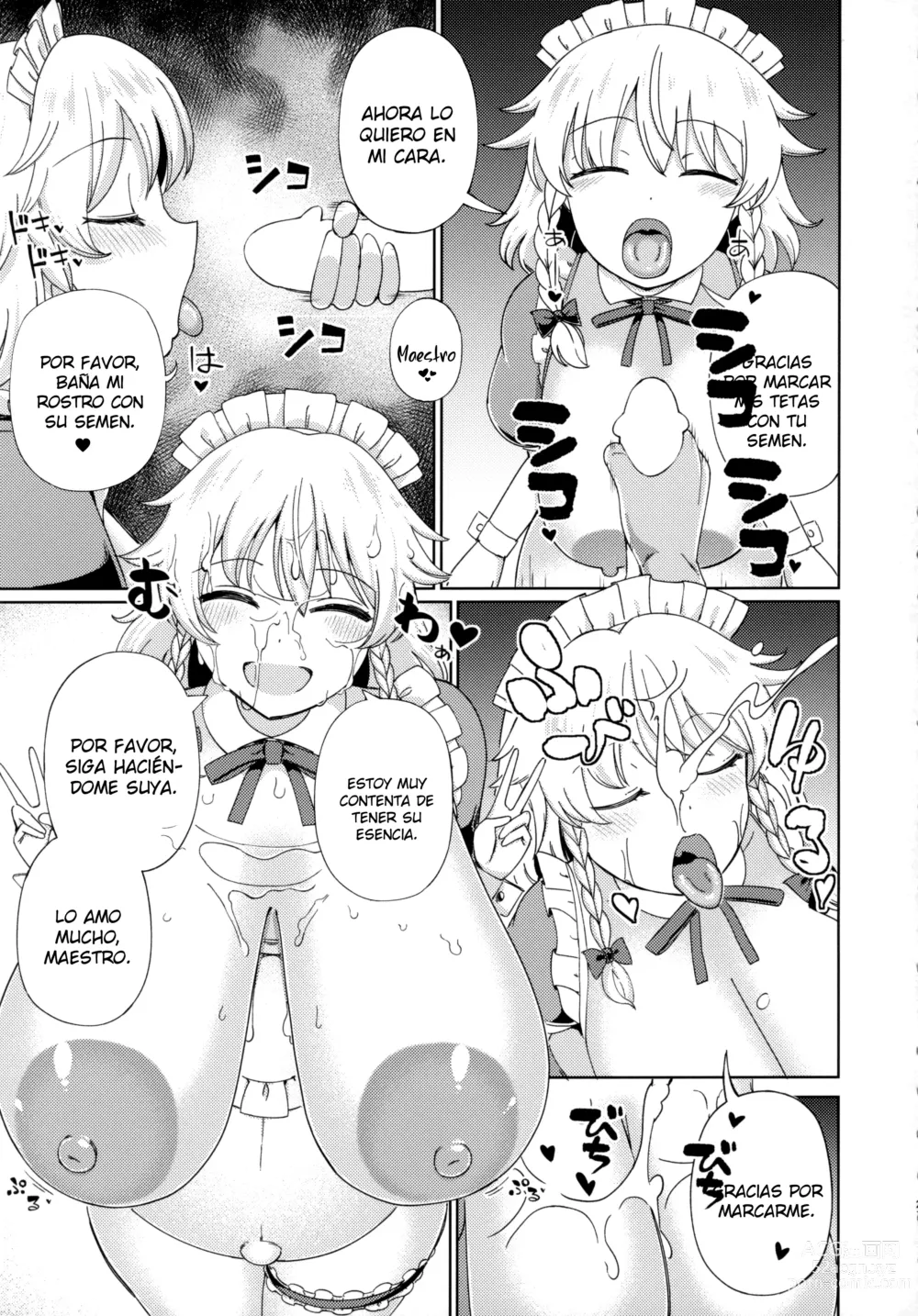 Page 20 of doujinshi Izayoi Sakuya wa Amayaka Shitai