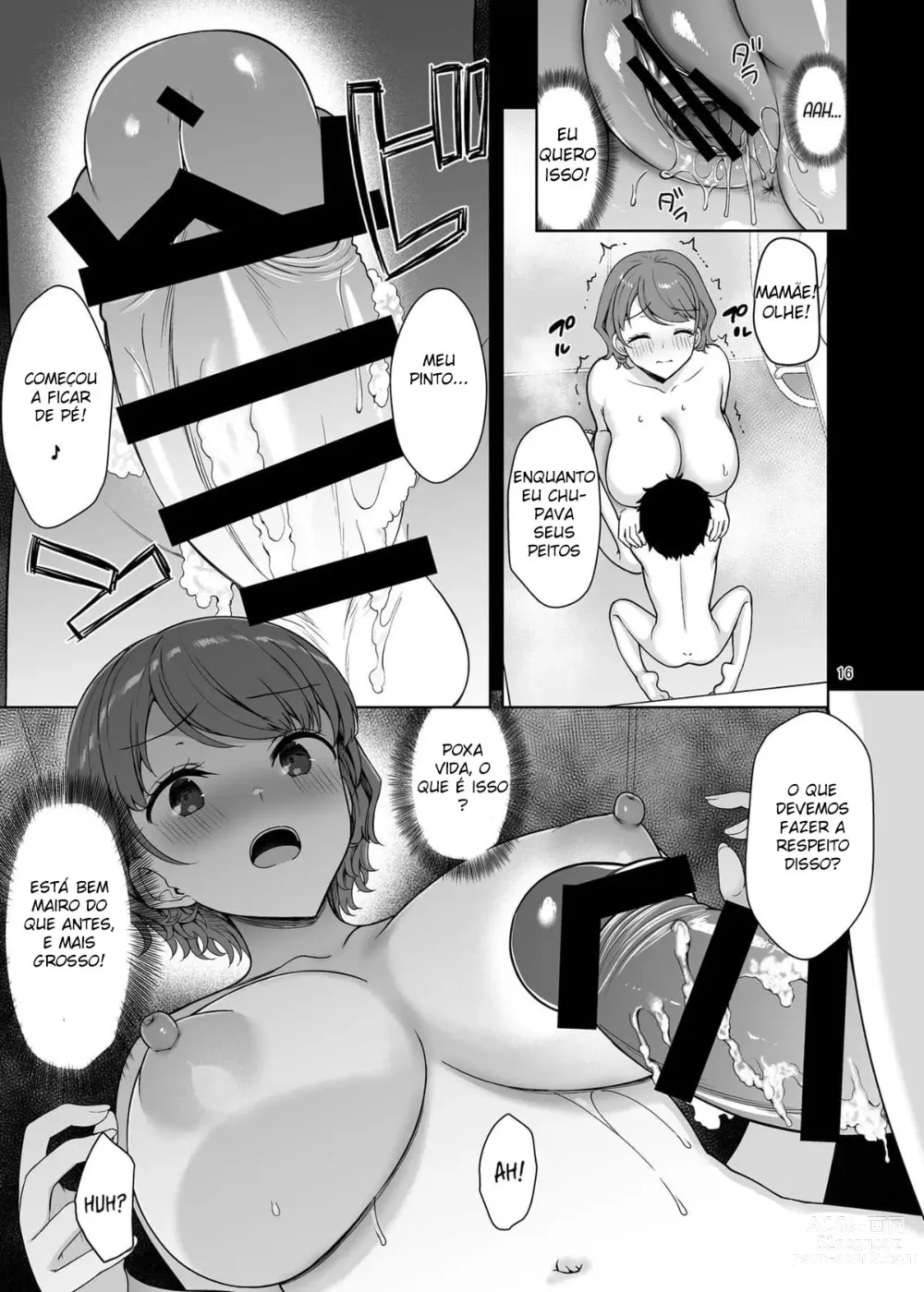 Page 16 of doujinshi Minha Mãe Só Vira uma Vadia Pro Meu Irmãozinho