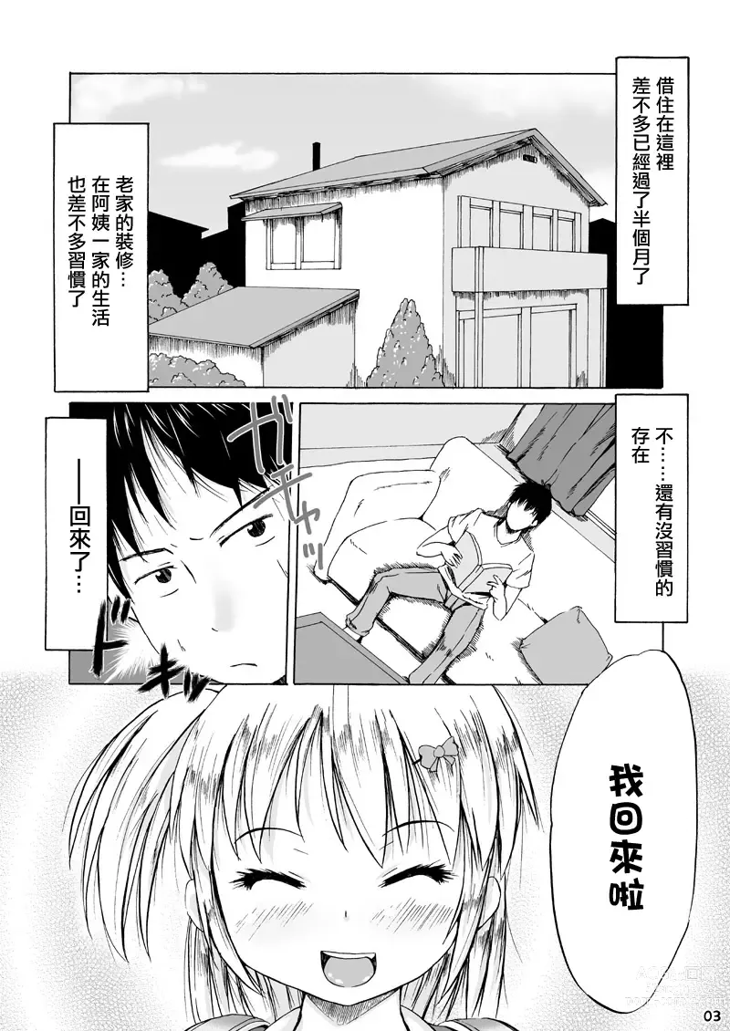 Page 2 of doujinshi Tsuri Skirt to Shojo Bitchi