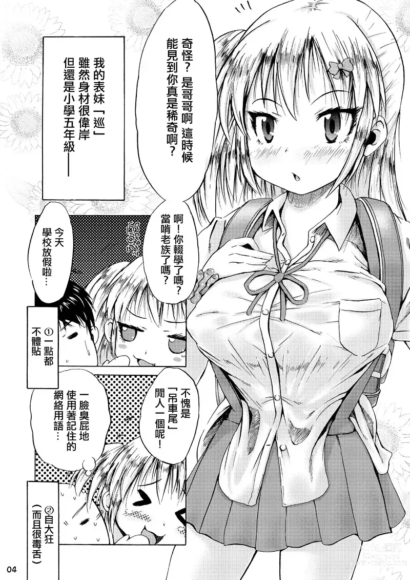 Page 3 of doujinshi Tsuri Skirt to Shojo Bitchi