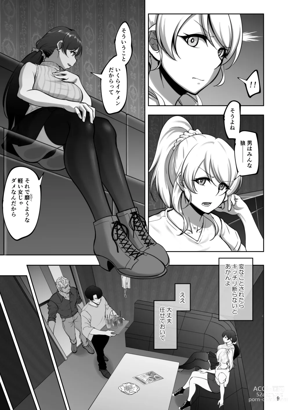 Page 8 of doujinshi Eri to Nozomi no Joujiroku 1