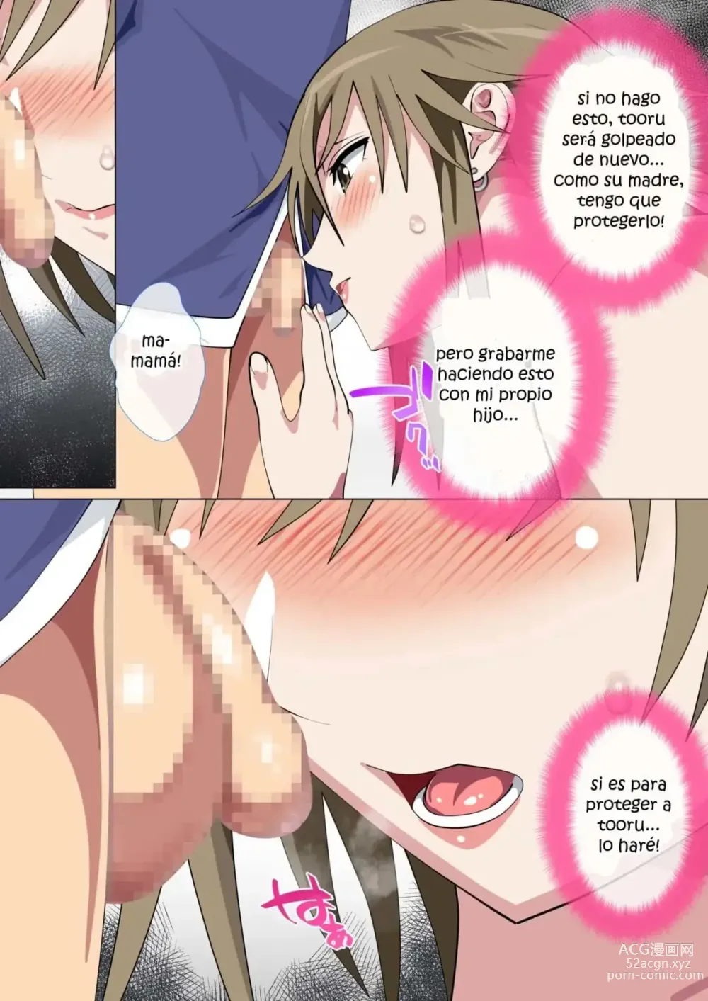 Page 18 of doujinshi Las consecuencias de que una madre sea arrastrada a hacer un video sexual