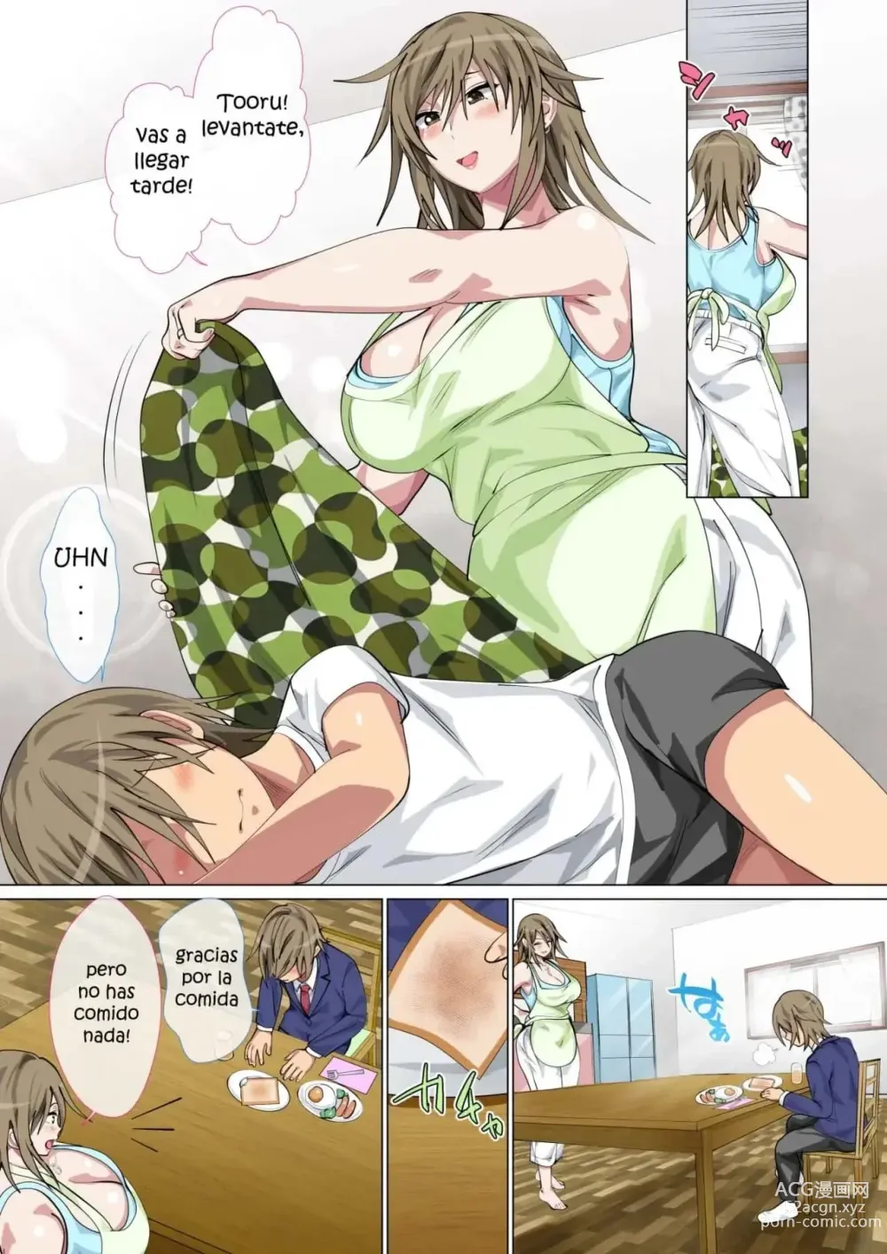 Page 4 of doujinshi Las consecuencias de que una madre sea arrastrada a hacer un video sexual