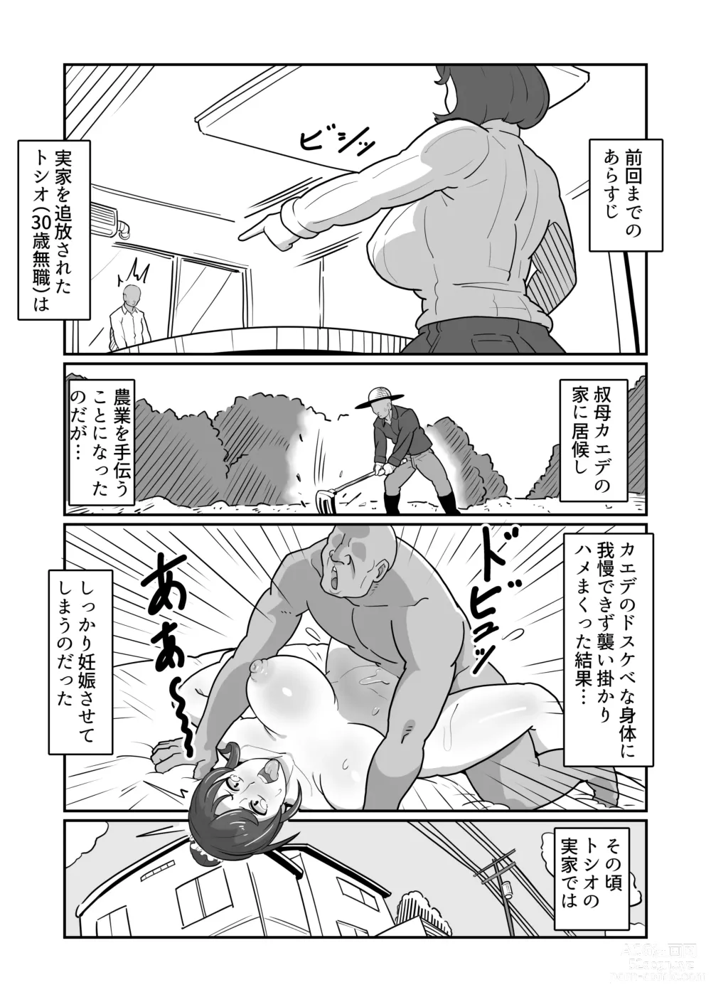 Page 3 of doujinshi Bote Haha ~Ore o Jikka kara Oidashita Mukatsuku Hahaoya o Muriyari Haramasete Botehara Sex Zanmai!~