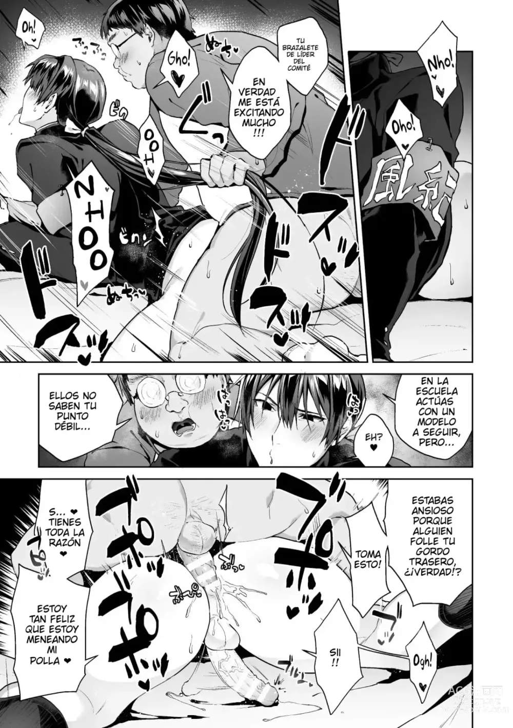 Page 57 of manga Zenkou Seito Akogare no Fuuki Iinchou ga Dosukebe Maso Datta no Daga! 1-3