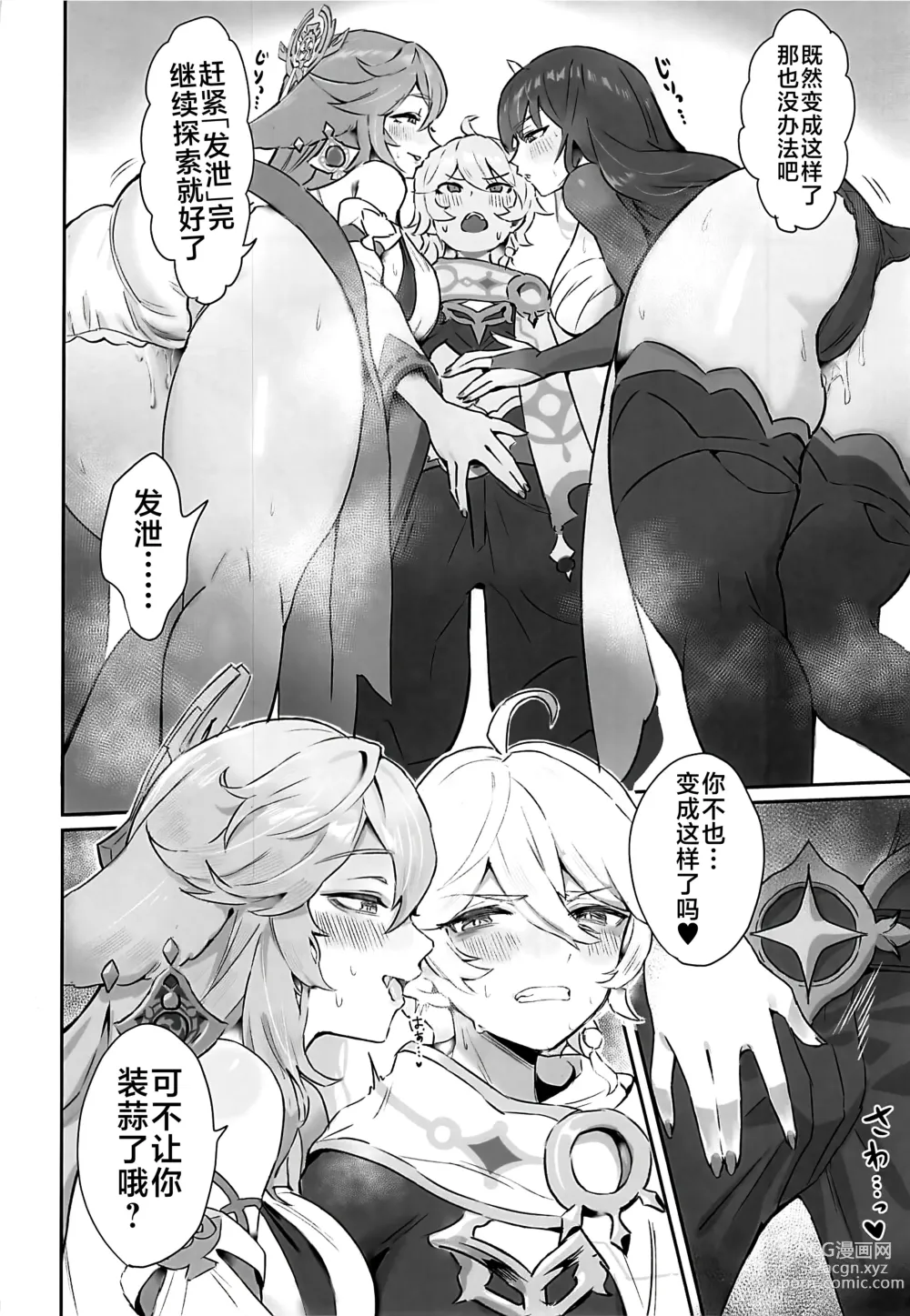 Page 3 of doujinshi Chimyaku Ijou: Seiyoku+100%