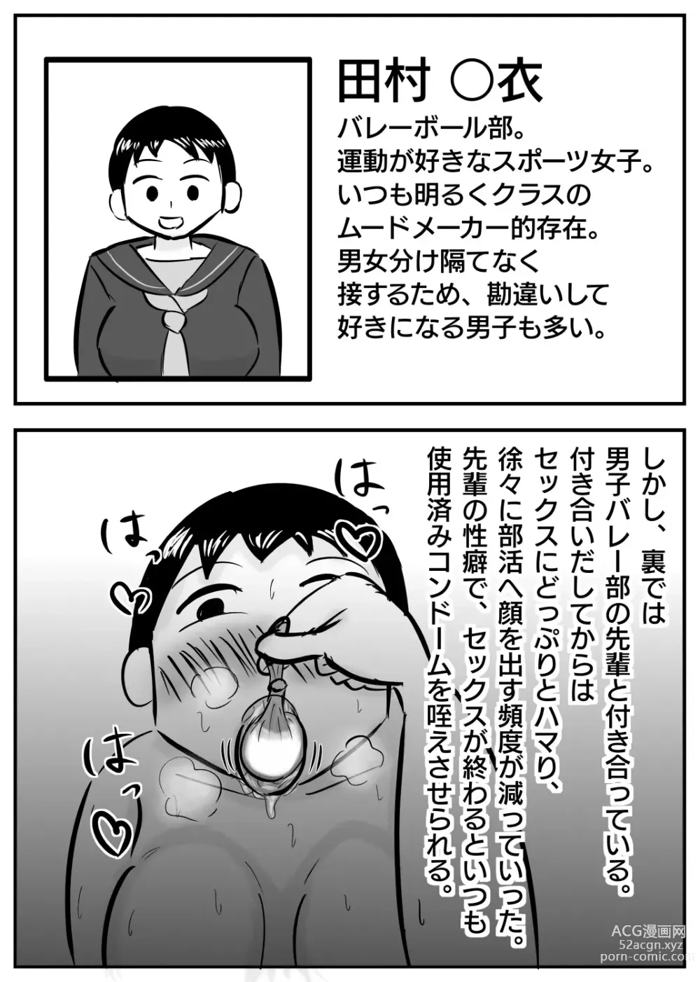 Page 3 of doujinshi Doukyuusei no Ura no Kao -JK Sokuochi 2-koma Shuu-