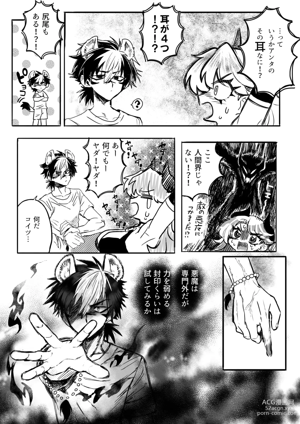 Page 24 of doujinshi ♀Hyena no Reibaishi ni Tsukamatta Succubus