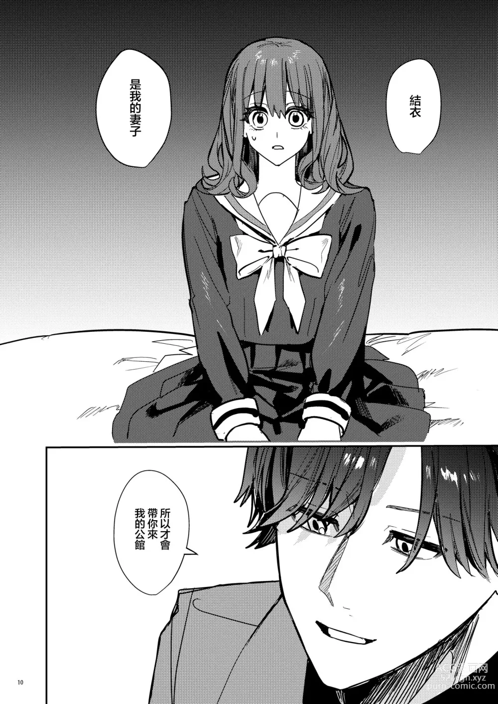 Page 12 of doujinshi Yandere Kyuuketsuki no Shuuchaku Ai Kankin x Keiyaku Sex