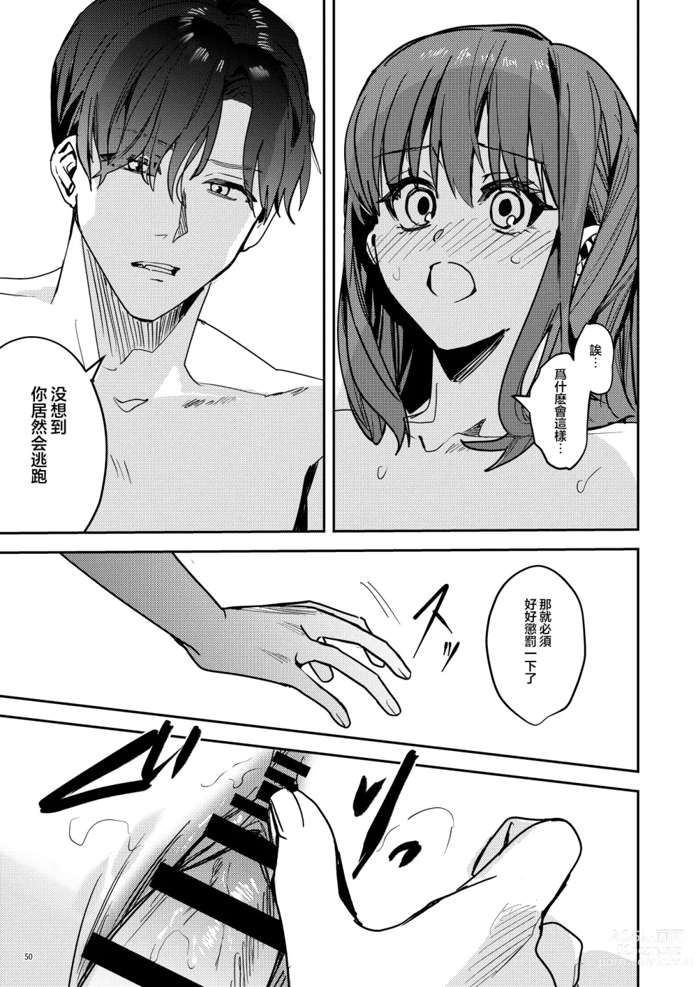 Page 52 of doujinshi Yandere Kyuuketsuki no Shuuchaku Ai Kankin x Keiyaku Sex