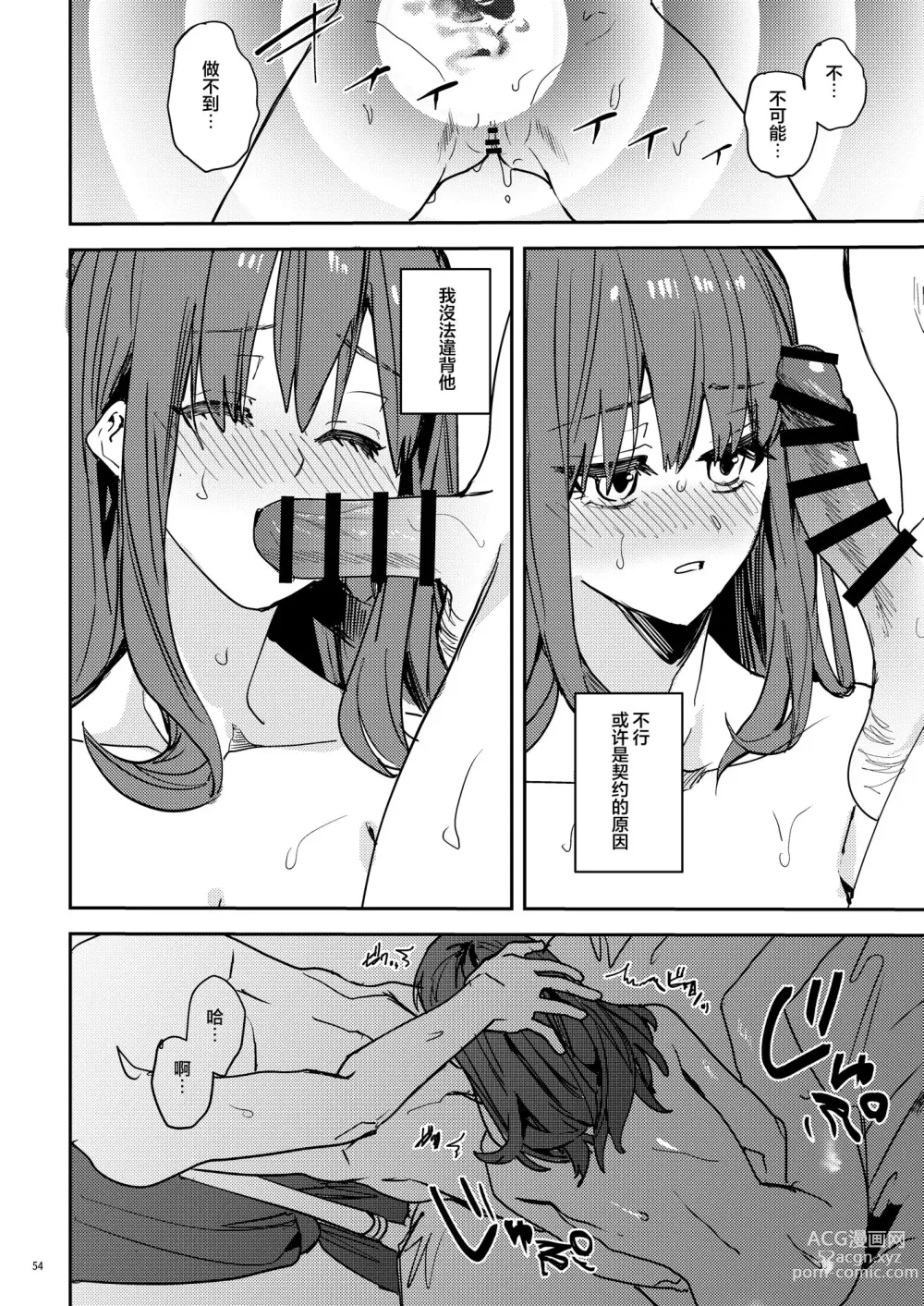 Page 56 of doujinshi Yandere Kyuuketsuki no Shuuchaku Ai Kankin x Keiyaku Sex