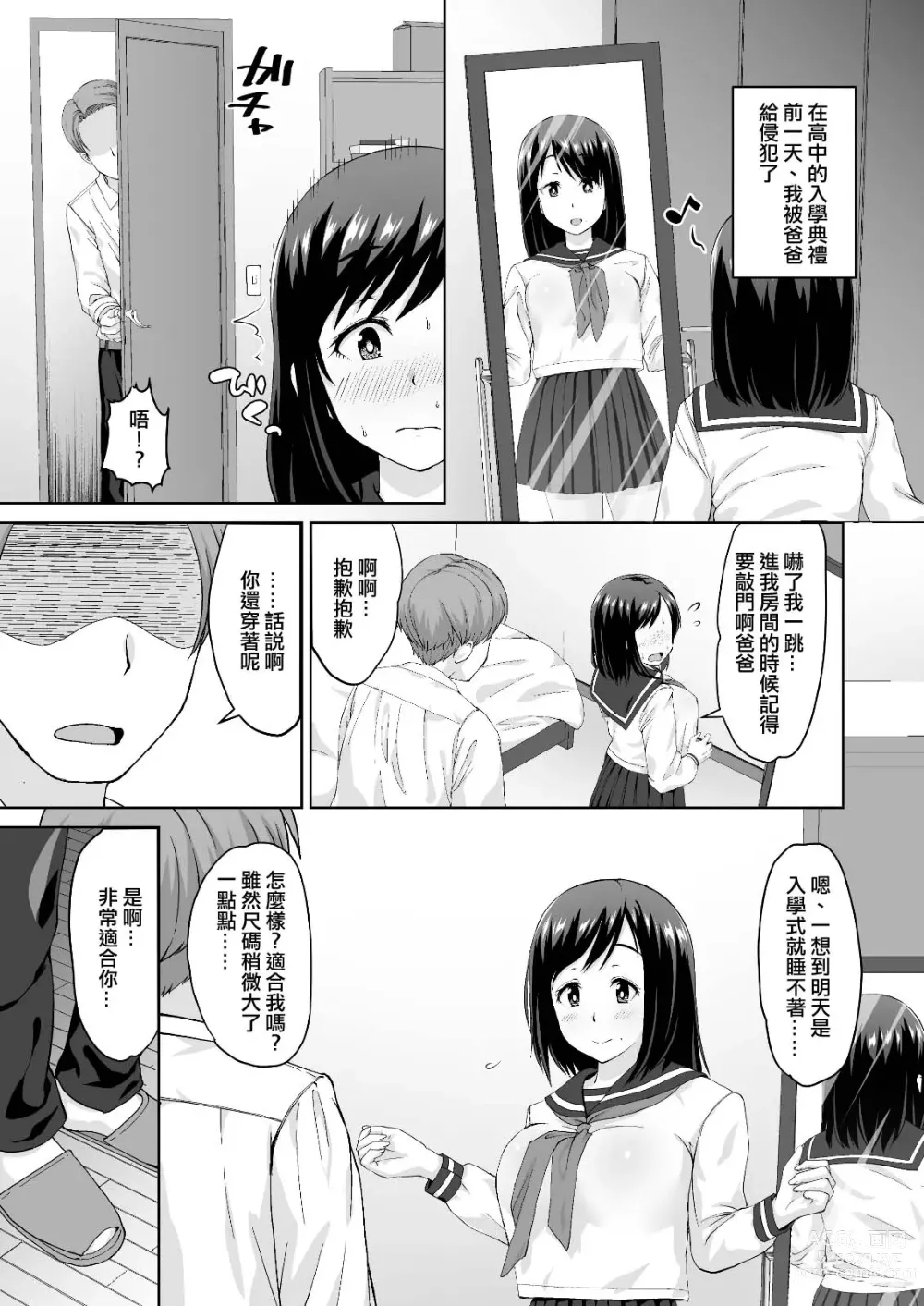 Page 7 of doujinshi Chichioya Senyou Nikubenki~Haha no Kawari ni Kaihatsuchoukyou sareru Musume~
