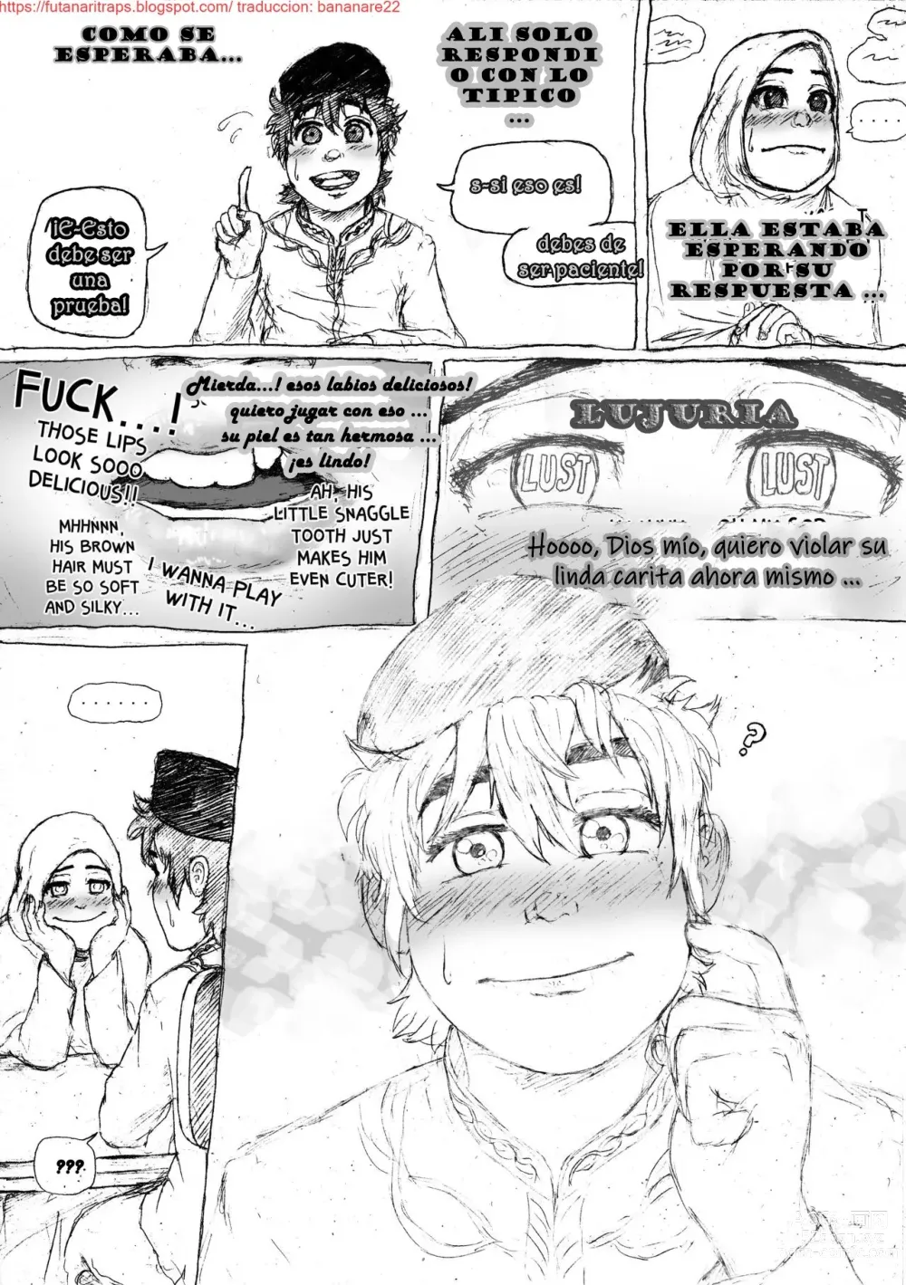 Page 4 of doujinshi Kartun Islami: Sebuah hentai futanari pegging