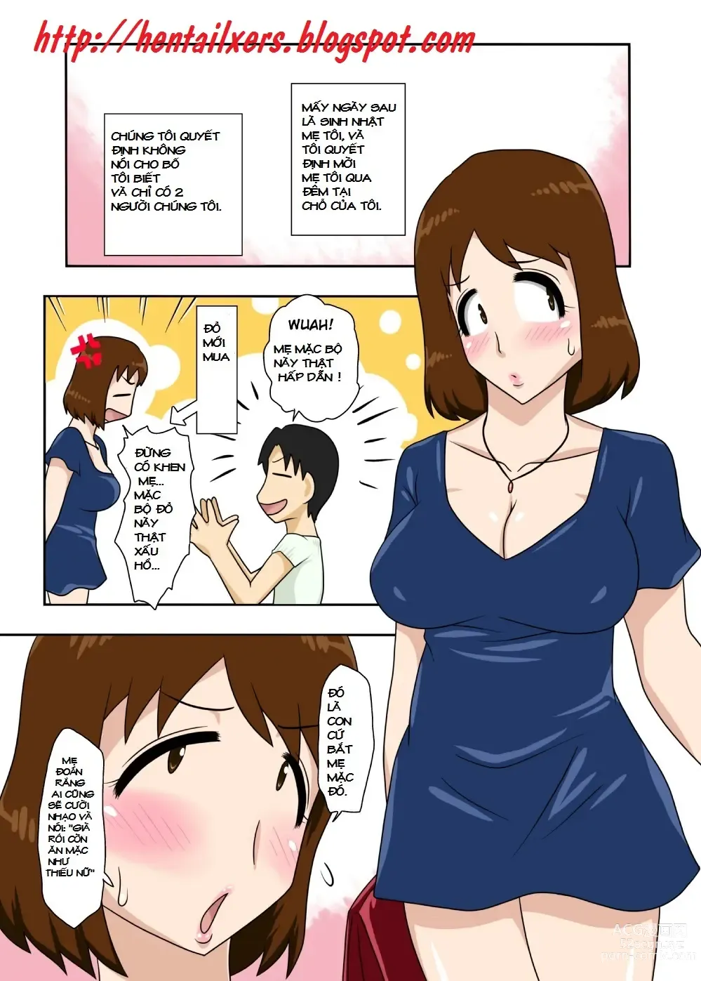Page 22 of doujinshi For This Reason, While Naked, I Tried To Ask My Mom