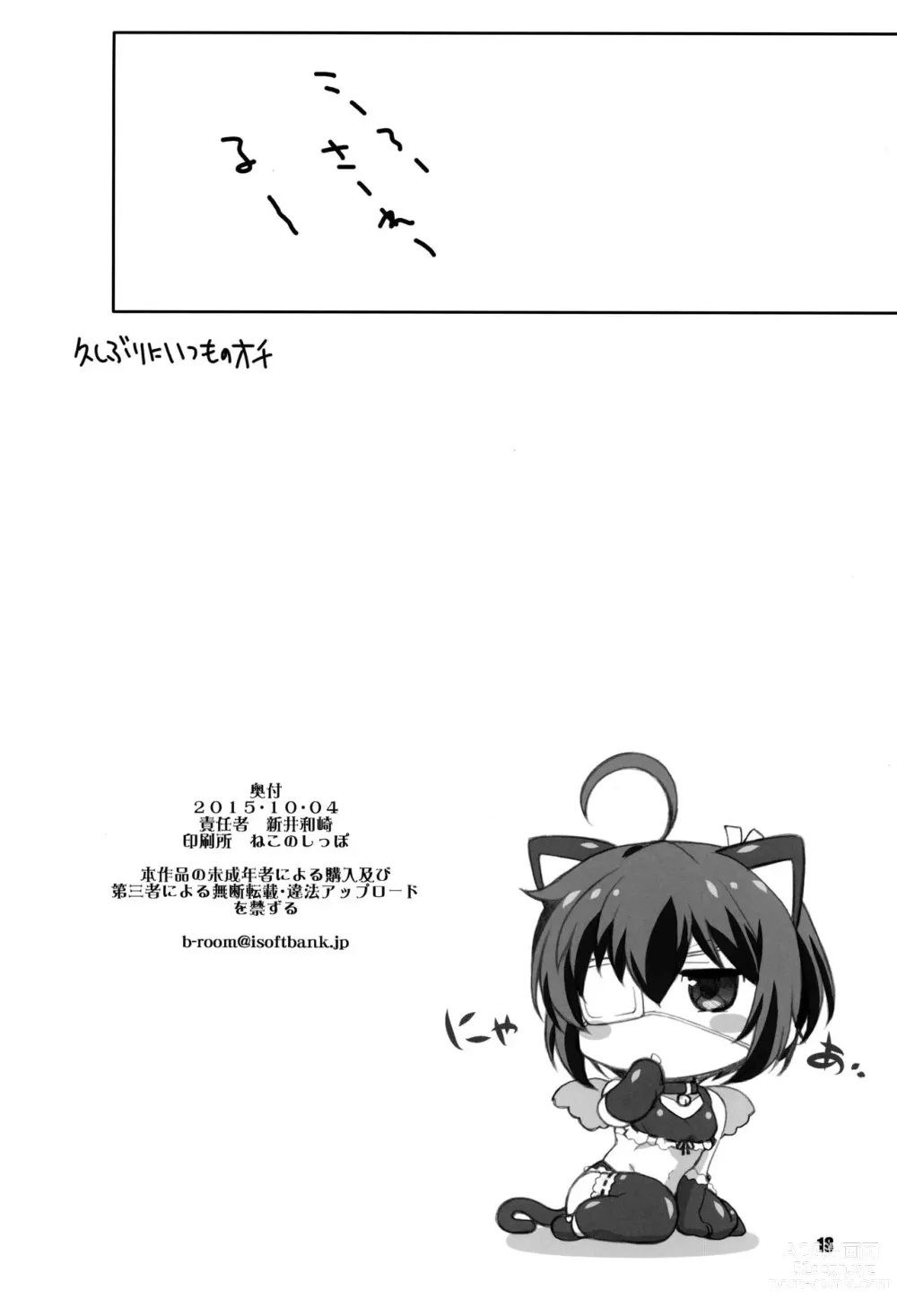 Page 17 of doujinshi C2 no Yarinokoshi
