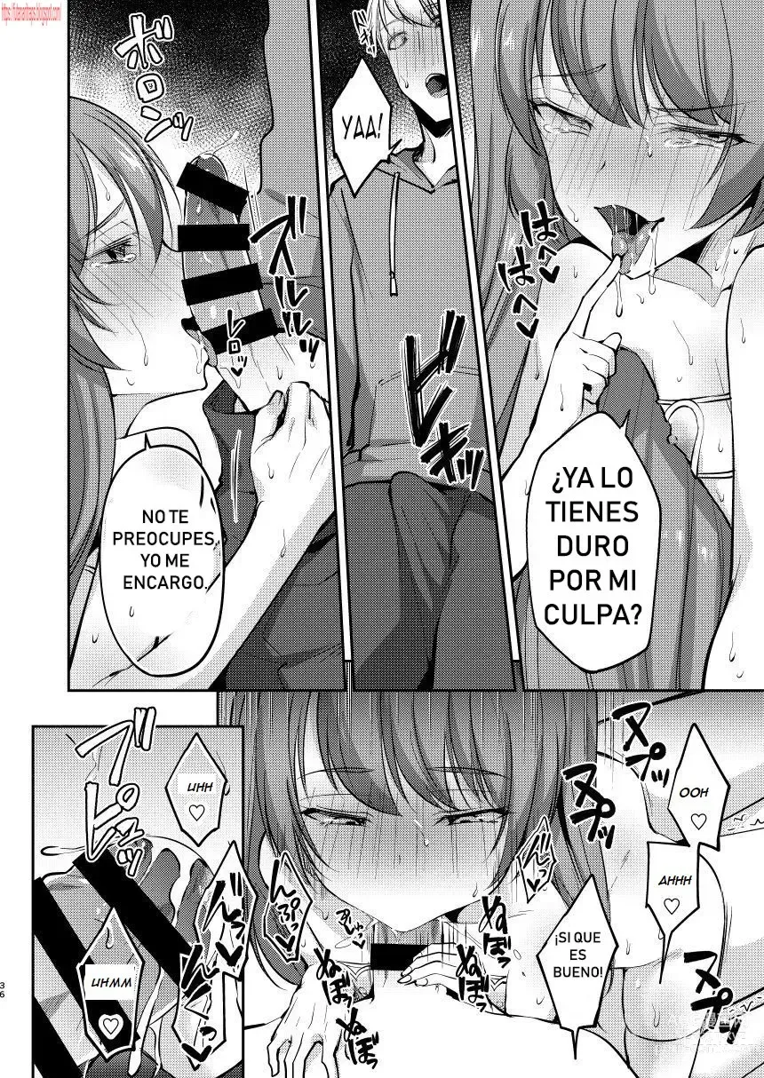 Page 35 of doujinshi Ore wa Toshishita Kareshi no Iinari Kanojo