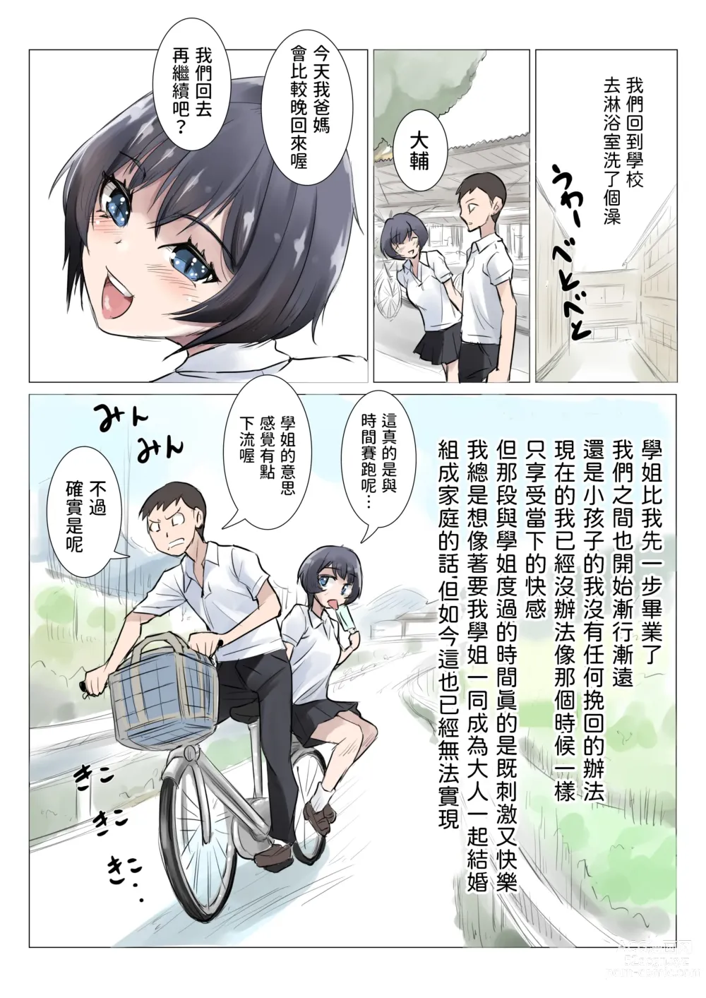 Page 19 of doujinshi School Mizugi to Polo Shirt o Kita... Omoide no Senpai