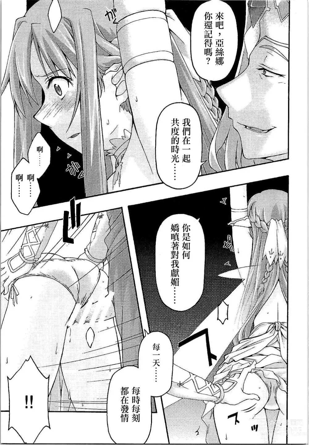 Page 14 of doujinshi ochiru -asuna-