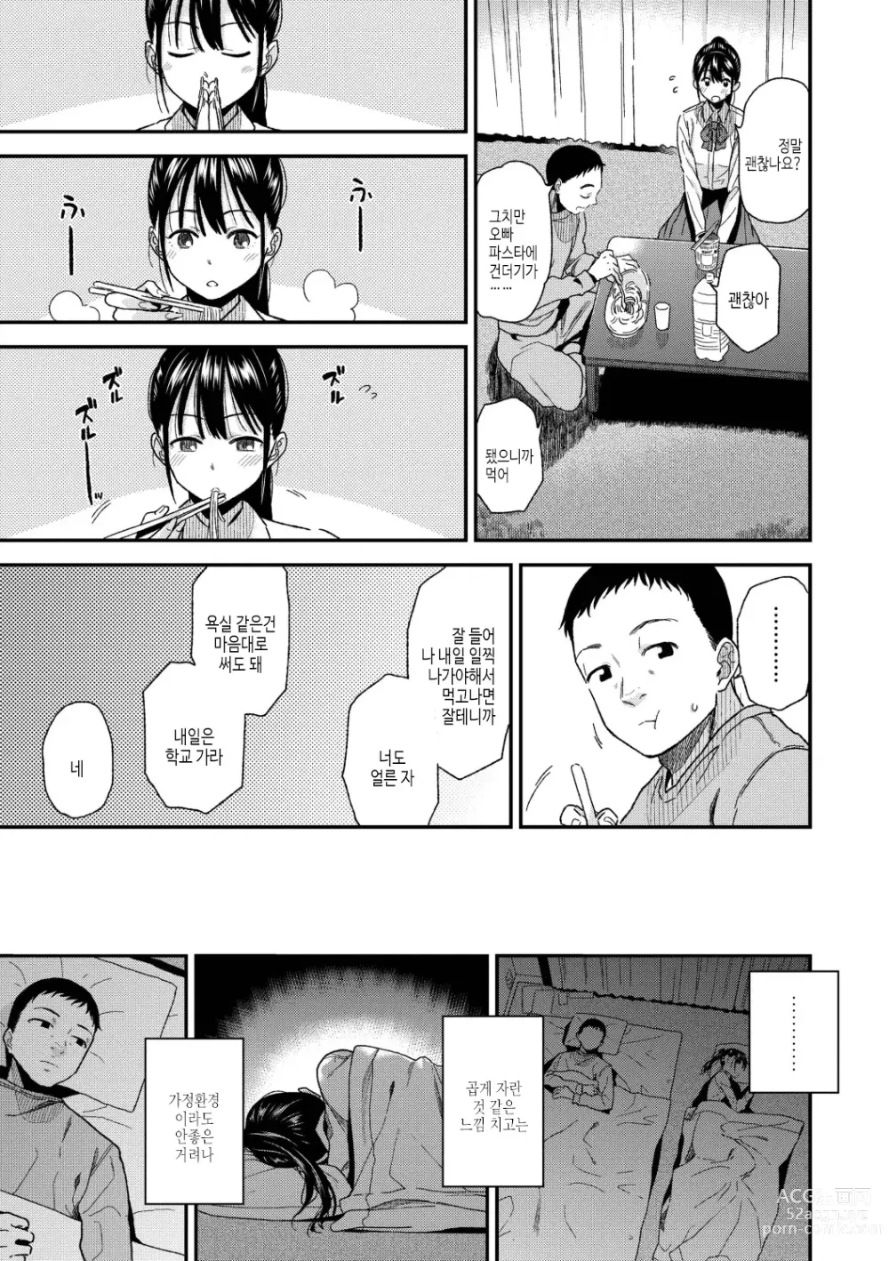 Page 9 of manga 보더라인