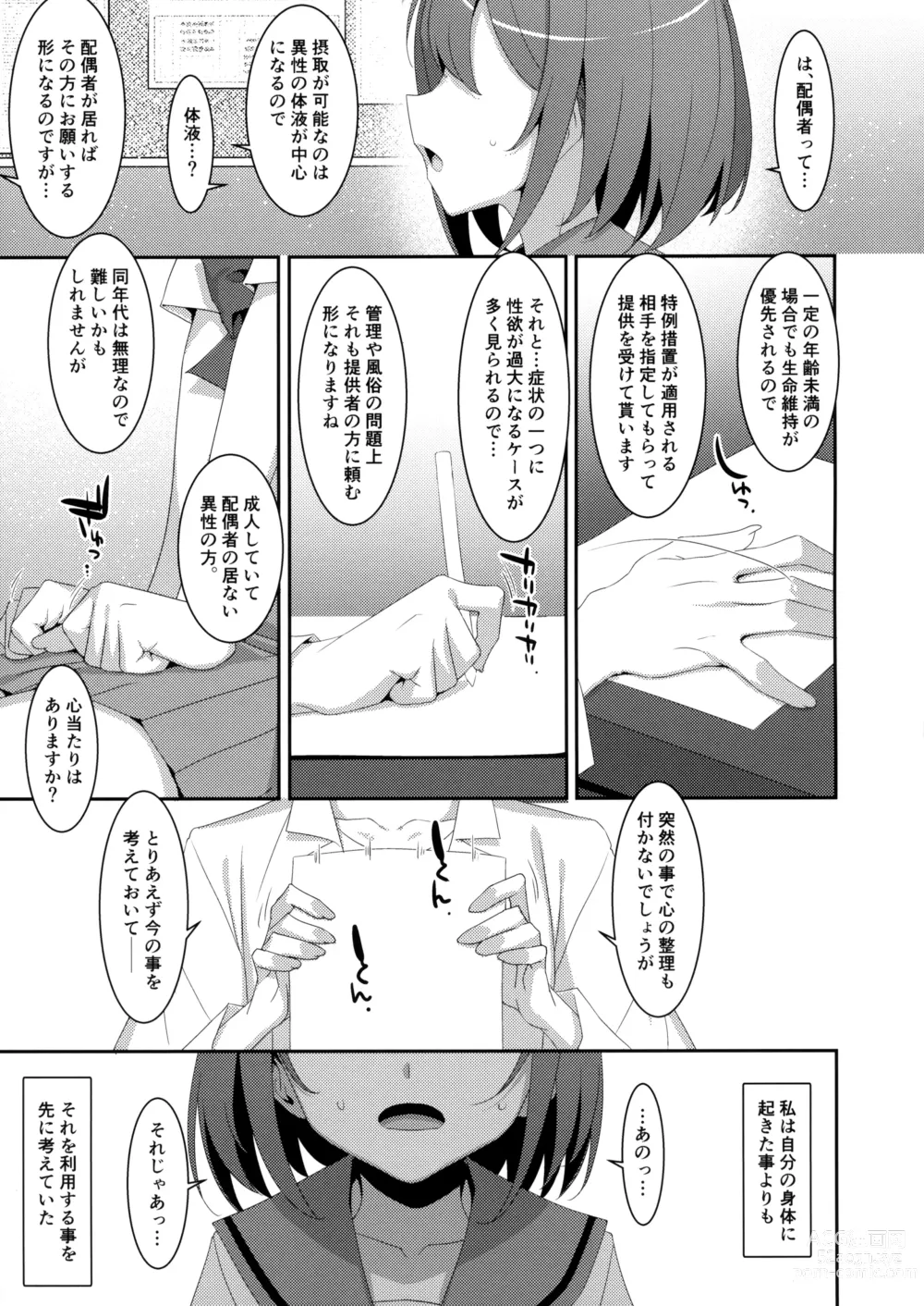 Page 6 of doujinshi Succubus-byou no Kanojo no Seikatsu