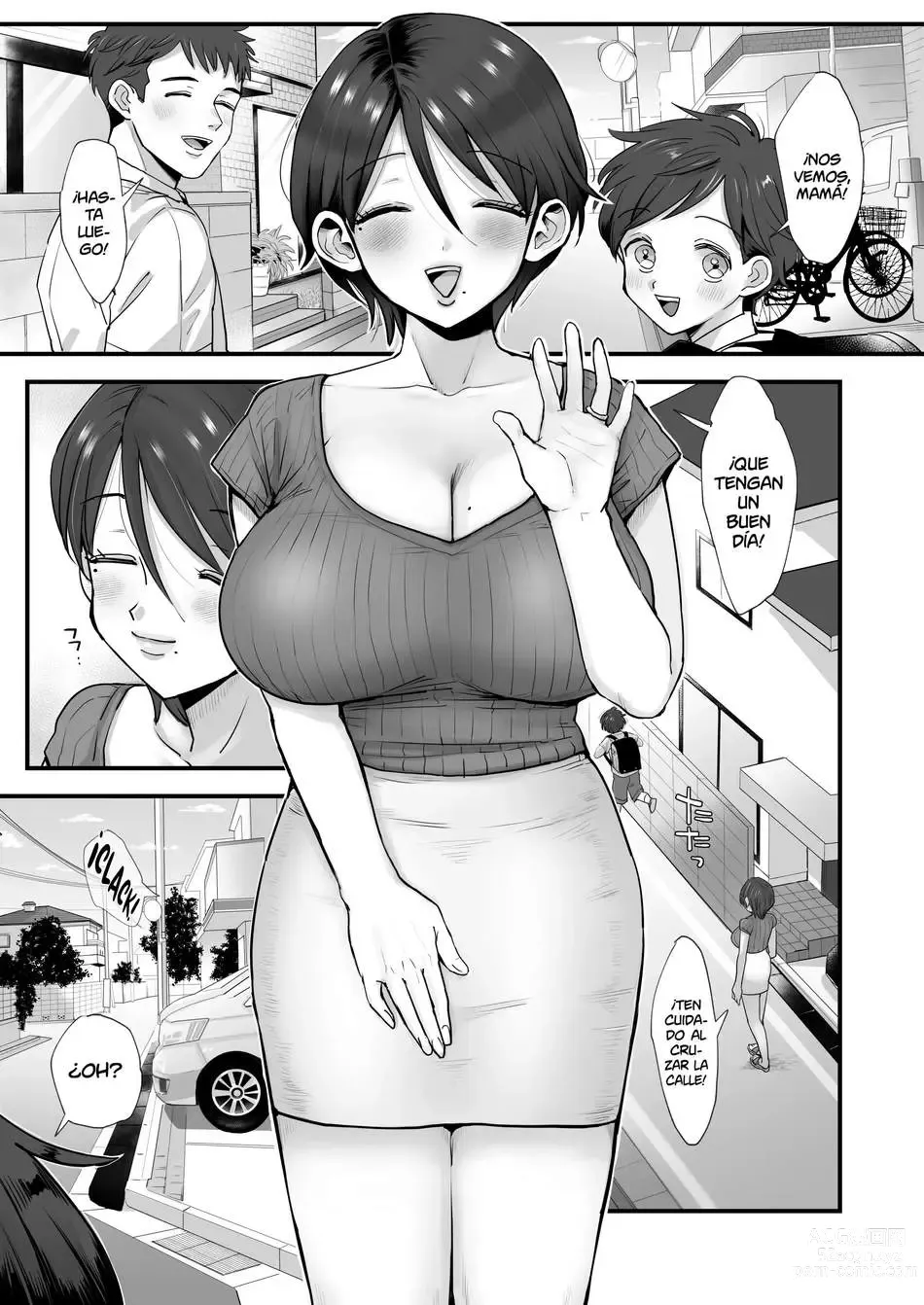 Page 2 of doujinshi UNA MAMA GENTIL DE OJOS CERRADOS Y PECHOS GRANDES