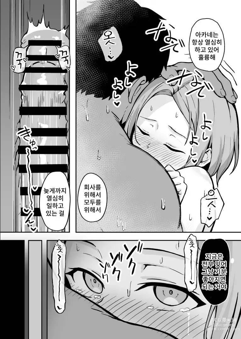 Page 33 of doujinshi 엄한 상사와 아부부 교미