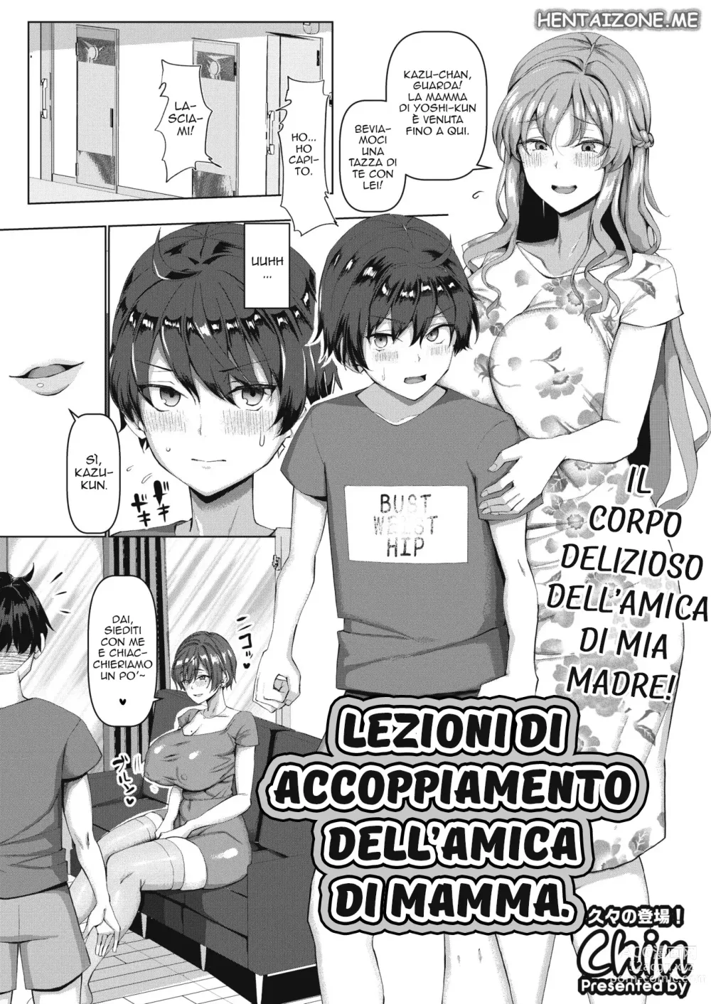 Page 1 of manga Lezioni di Accoppiamento dell' Amica di Mamma