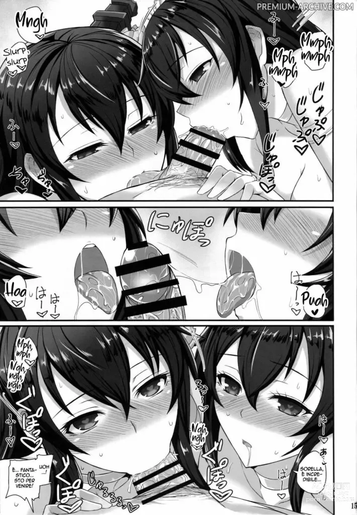 Page 15 of doujinshi Fusou e Yamashiro Vita da Mogli