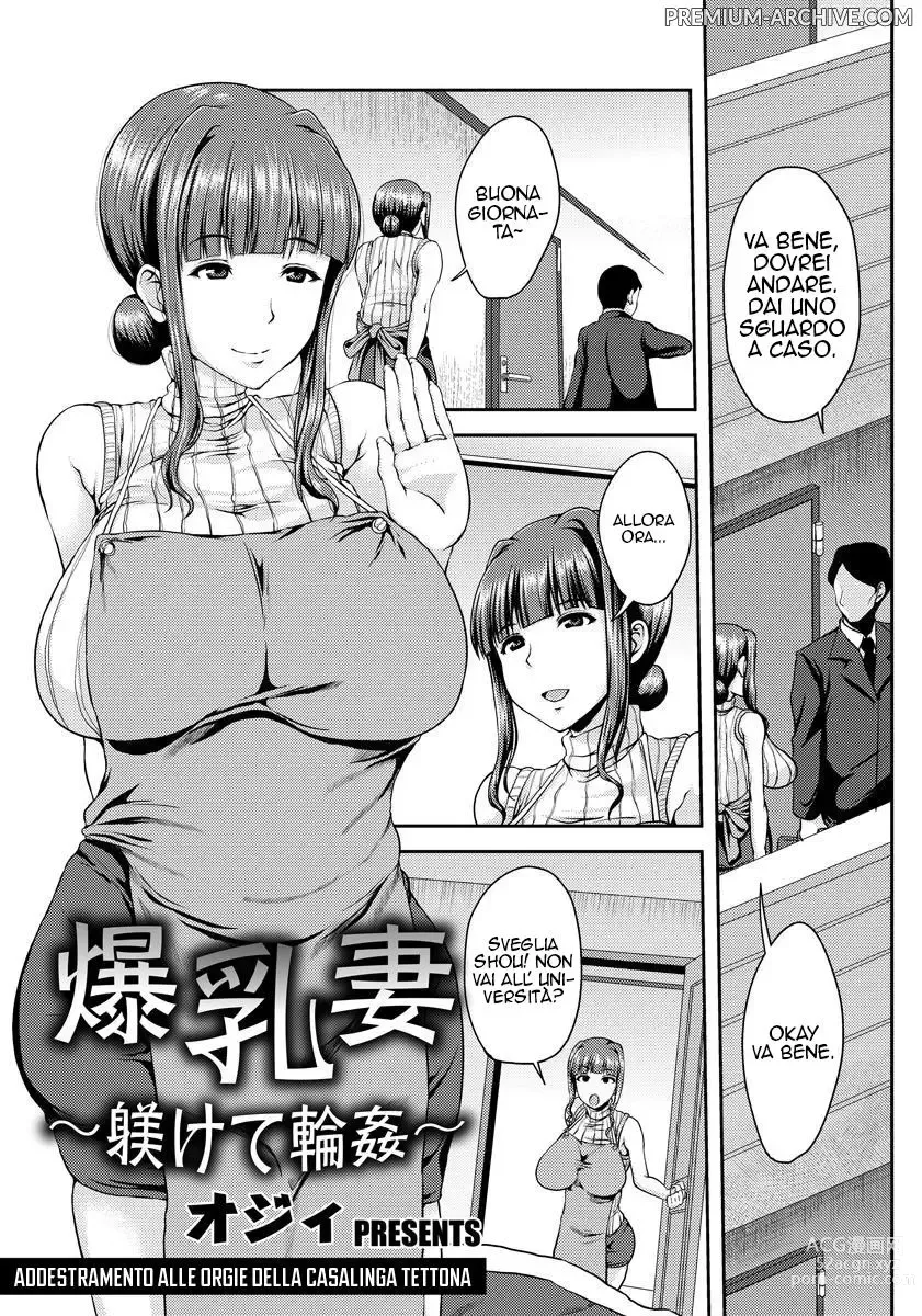 Page 1 of manga Addestramento alle Orgie della Casalinga Tettona