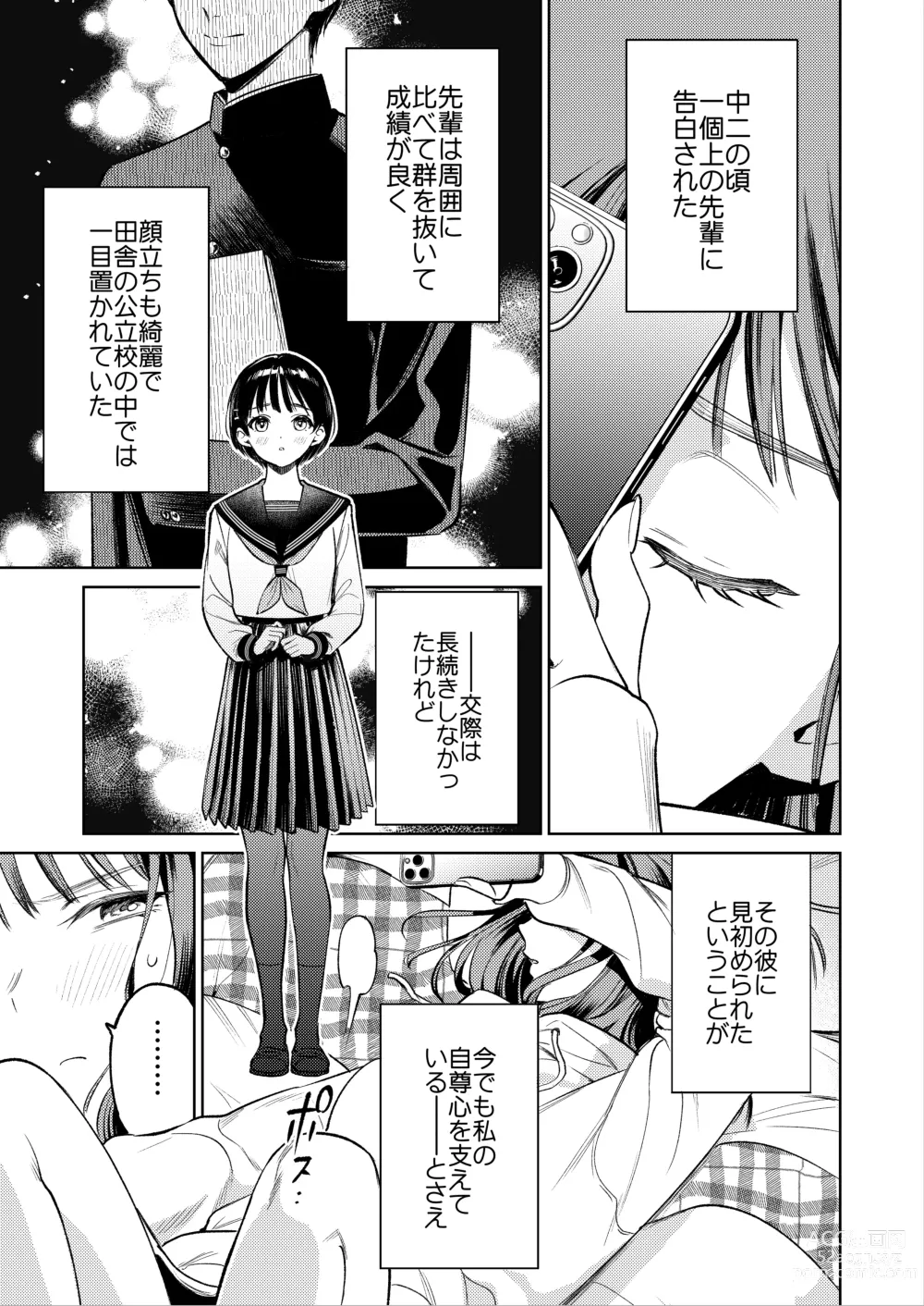 Page 10 of doujinshi Senpai, Sonna no Shiranai desu ~Bansou shite ita Kare no Yubi wa Ima, Watashi no Naka o Midashiteru~
