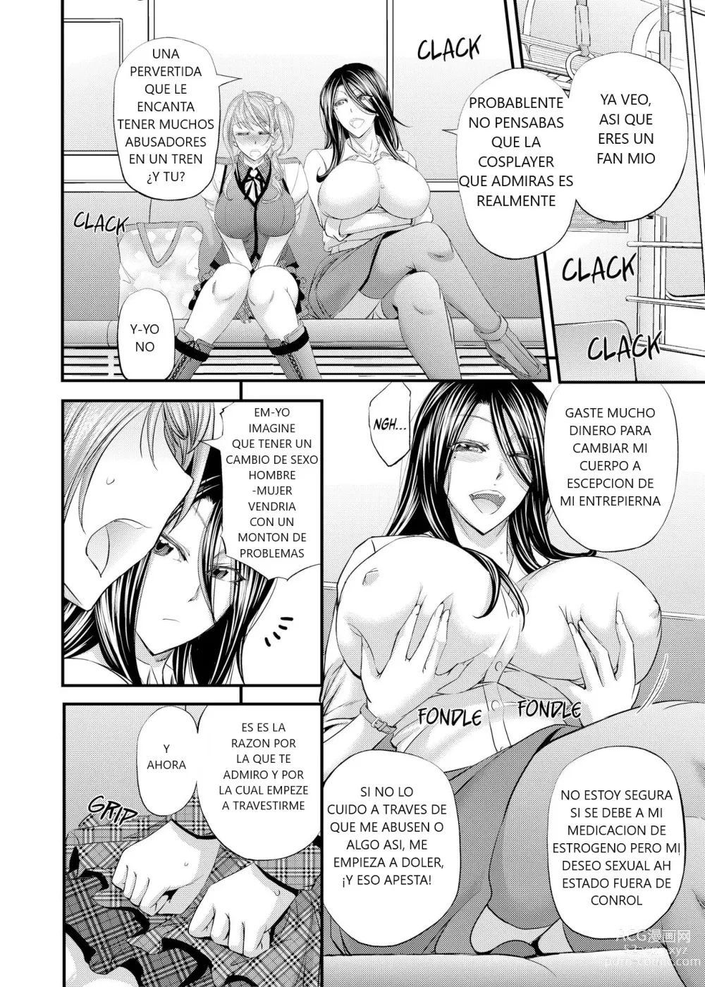 Page 9 of doujinshi Akogare Shemale Layer to HameCos Rinkan (decensored)