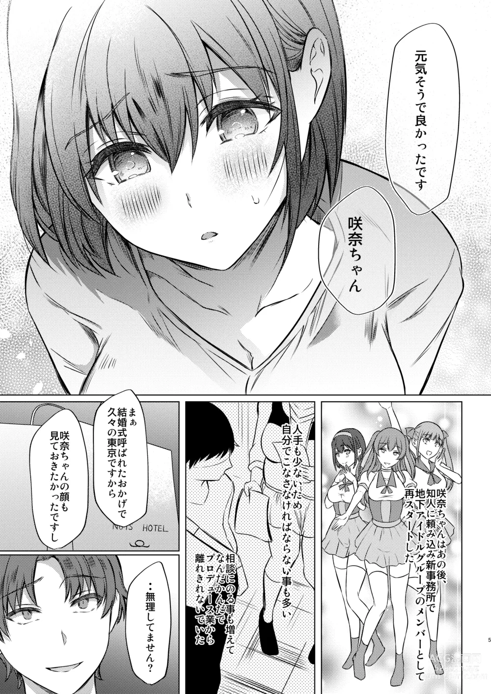 Page 6 of doujinshi Urenai Tantou Idol ni AV Shidou suru Koto ni Natta Hanashi 2