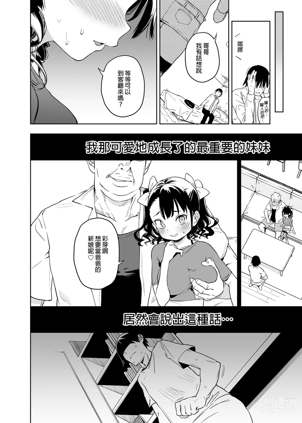 Page 19 of doujinshi 我的妹妹說要成為叔叔的「新娘」!! (decensored)