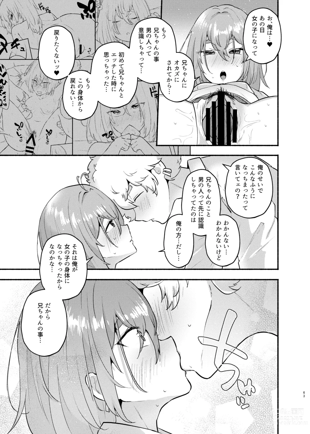 Page 63 of doujinshi Ore no Otouto ga Imouto ni Natta Hanashi