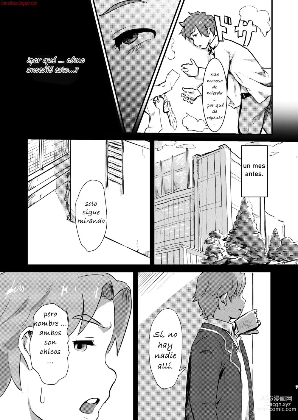 Page 6 of doujinshi Taki no Ana. - sissy hole. Zenpen