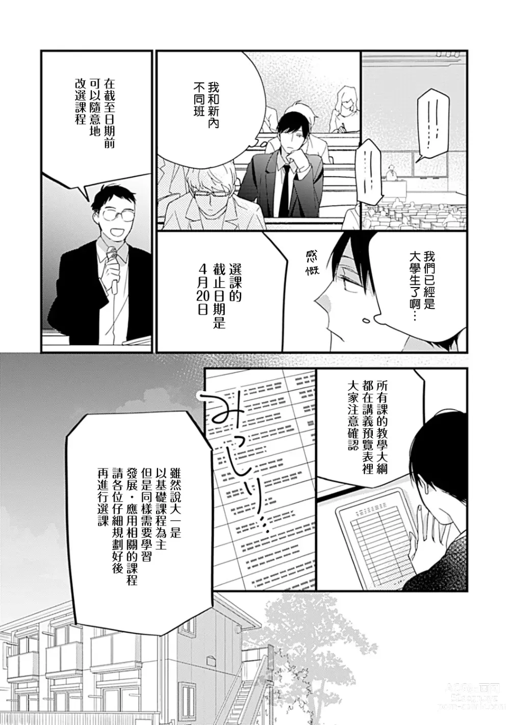 Page 8 of manga 青涩的我们 大学入学篇 1-5