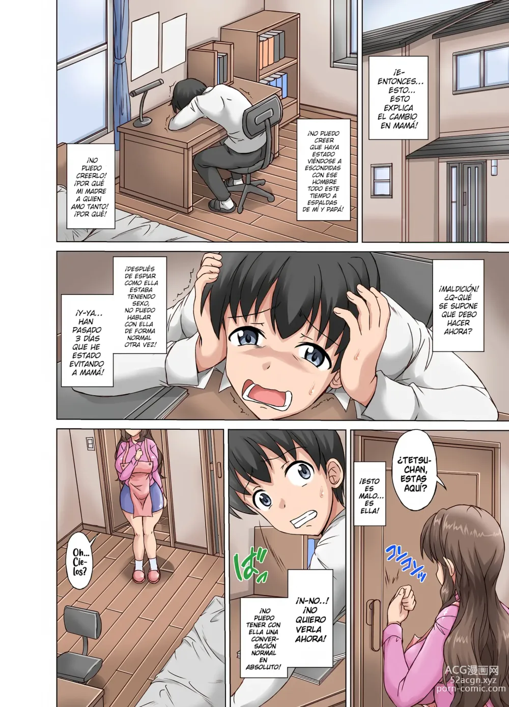 Page 14 of doujinshi Boku wa Netorare Mama o Nozokimi Suru - Espiando a mi Madre Infiel