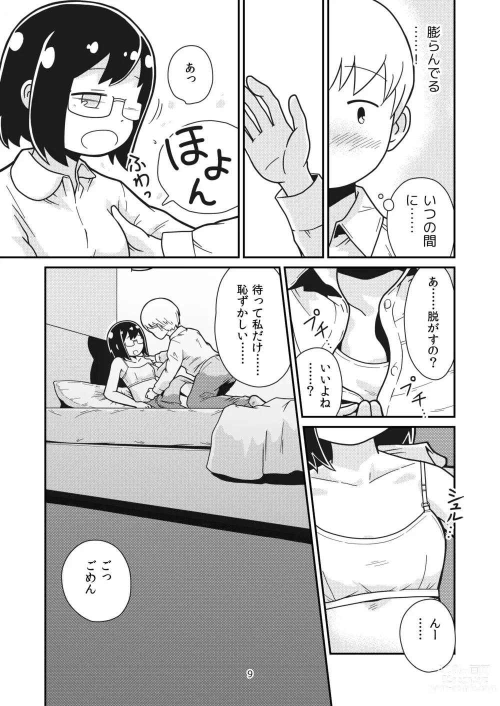 Page 8 of doujinshi Futari no Hajimete