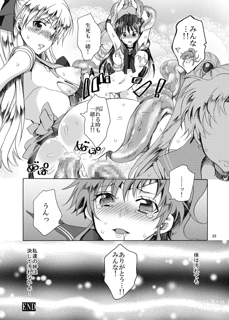 Page 25 of doujinshi Bishoujo Senshi ni Oshioki! ~Shokushu Hen~