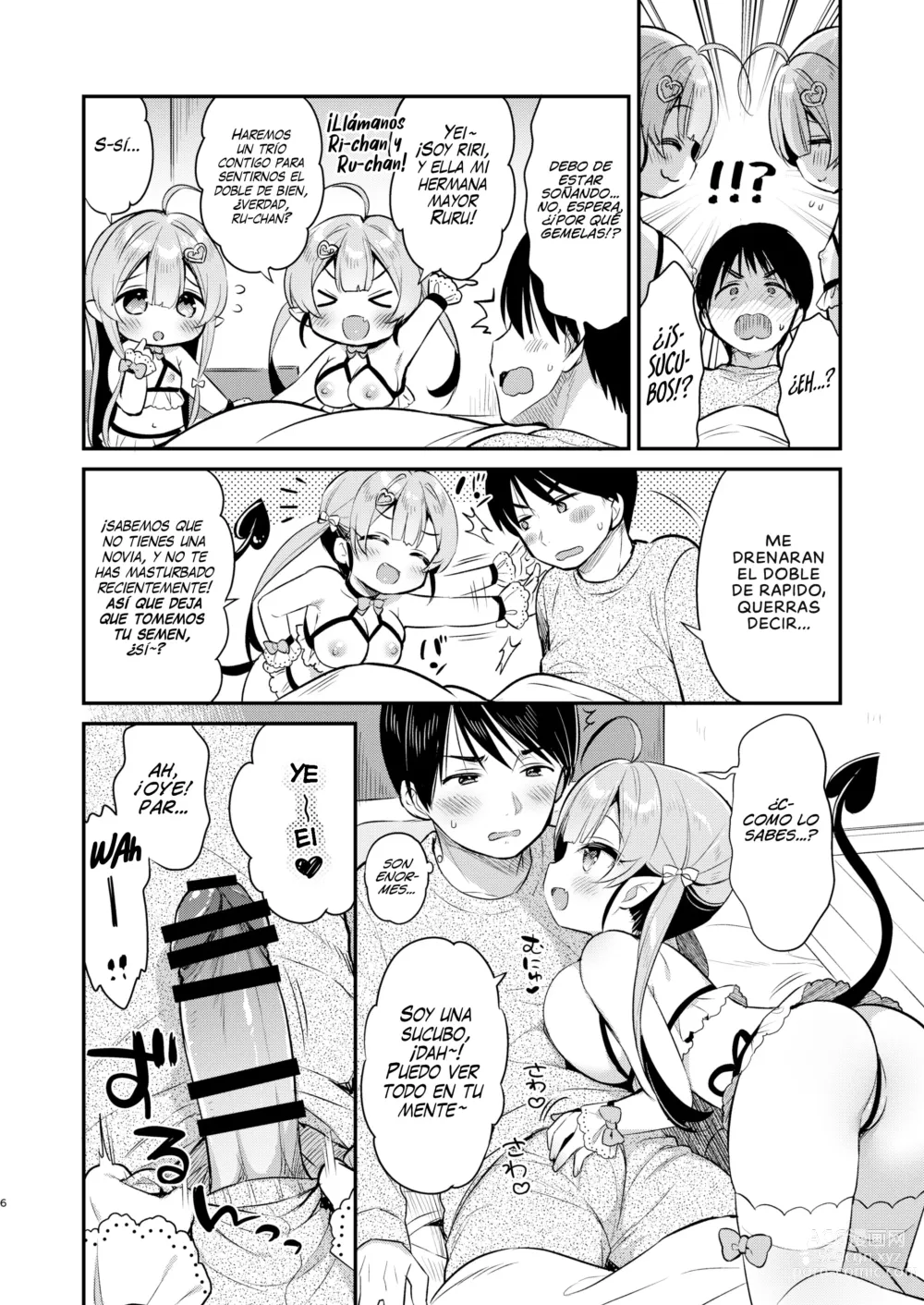 Page 5 of doujinshi Ataque de las Gemelas Sucubo