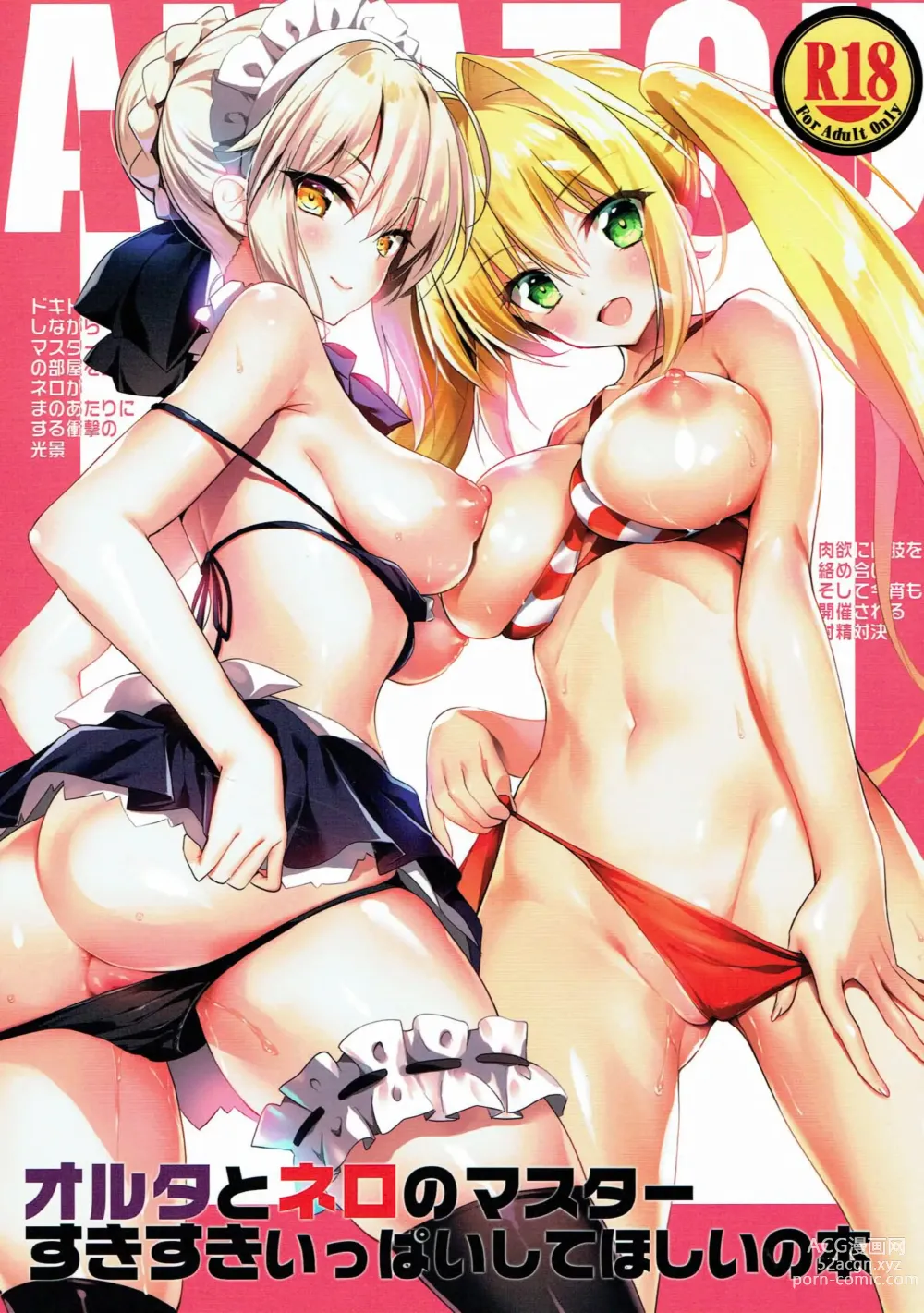 Page 2 of doujinshi AMATOU-04 -Alter to Nero no Master Suki Suki Ippai Shite Hoshii Hon-