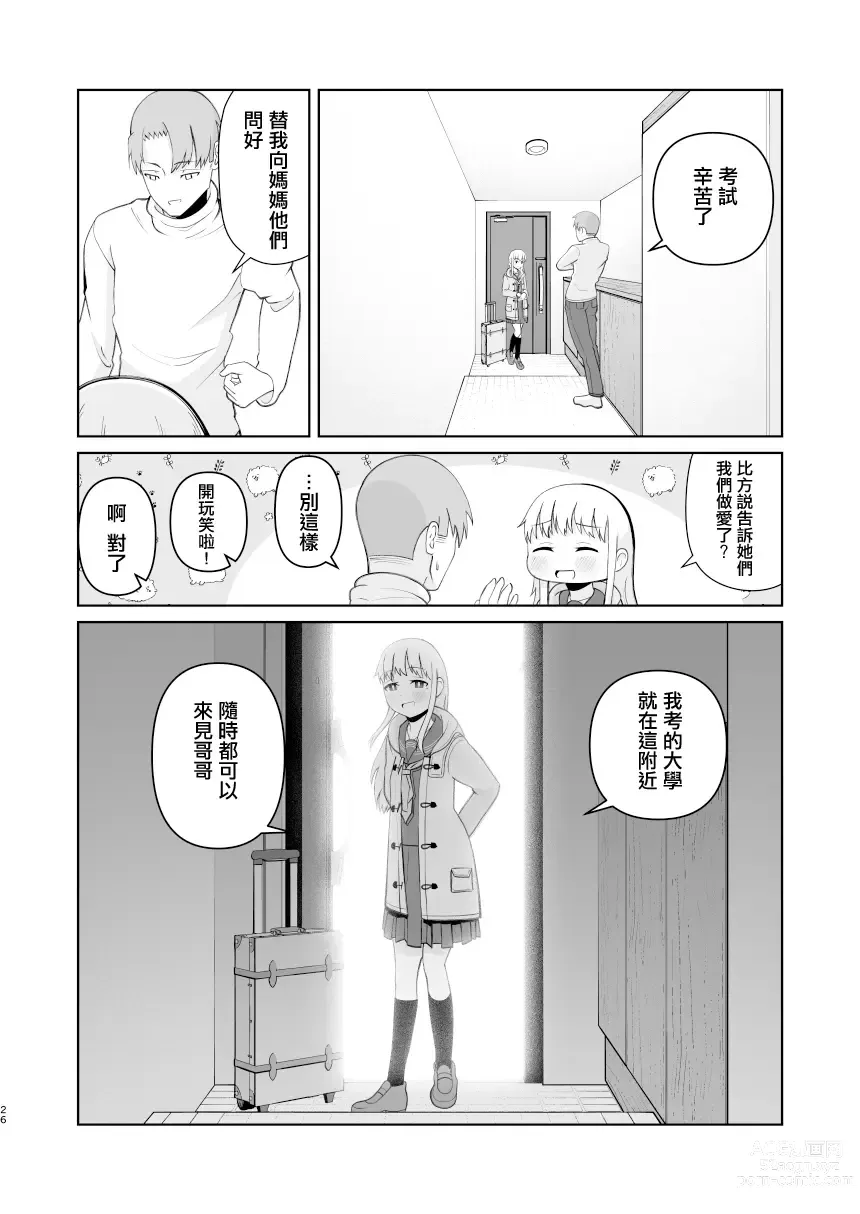 Page 26 of doujinshi 遇到東京參加考試的妹妹