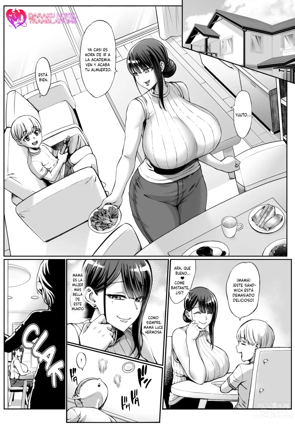 Page 3 of doujinshi La Cara de tu Madre cuando se viene es jodidamente Horrible