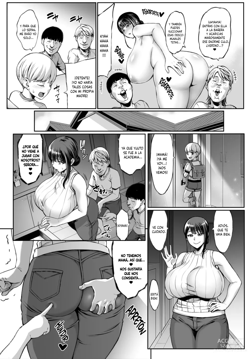 Page 5 of doujinshi La Cara de tu Madre cuando se viene es jodidamente Horrible