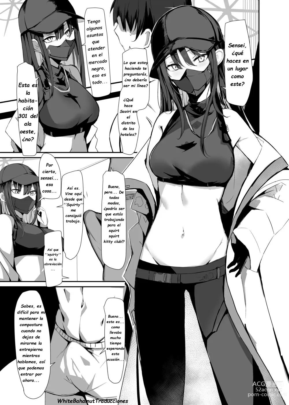 Page 7 of doujinshi Contraté a una Trabajadora Sexual, pero Apareció Saori y así de Repente Tuvimos Sexo.