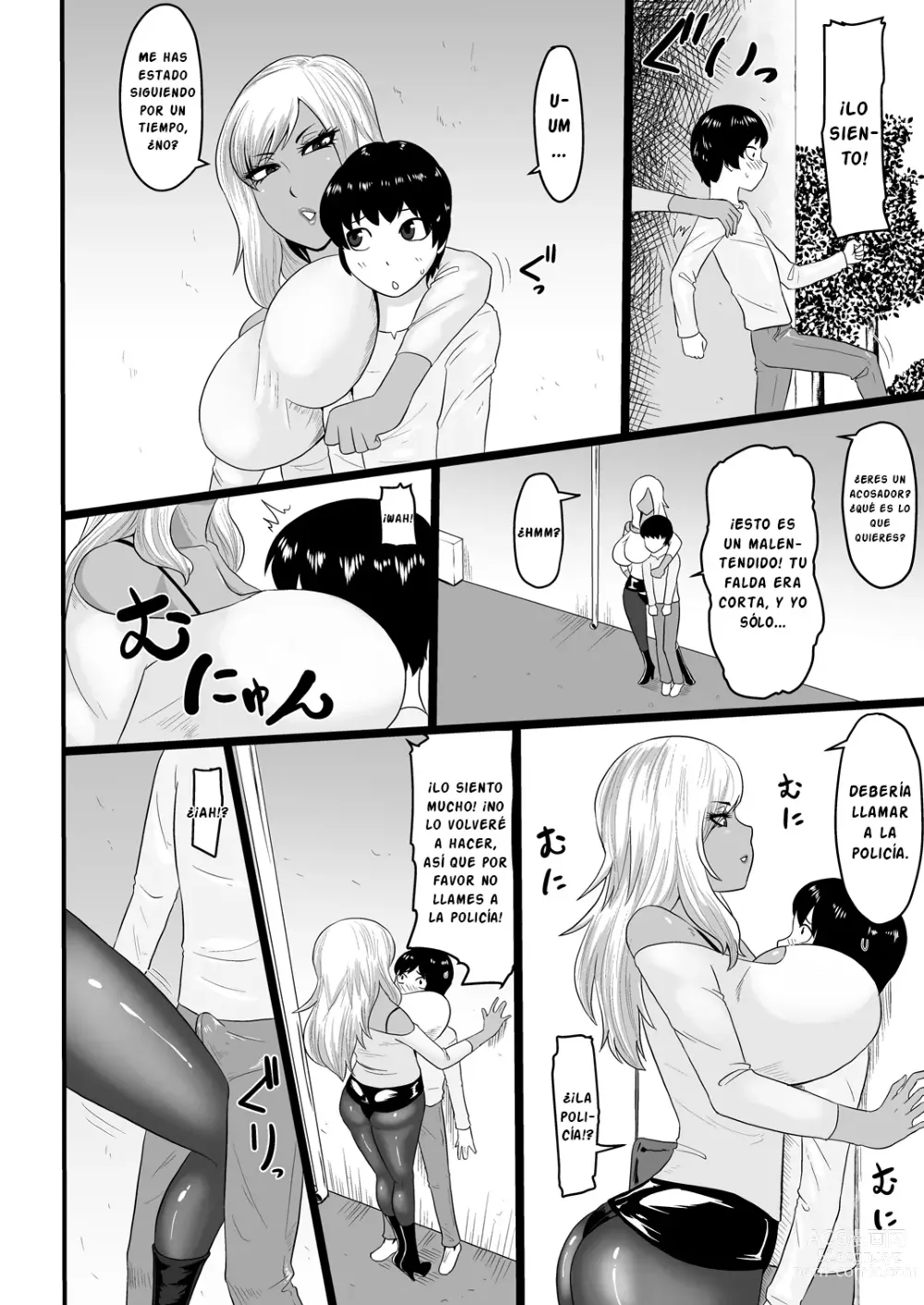 Page 4 of doujinshi Warui Gal ni Tsukamatta