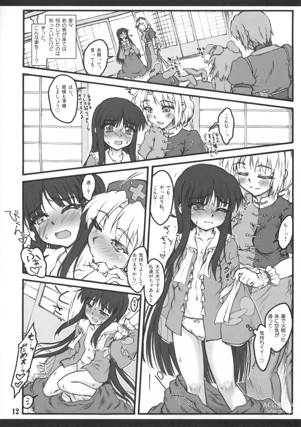 Page 10 of doujinshi Kaguya ~Touhou Shoujo Saiin~